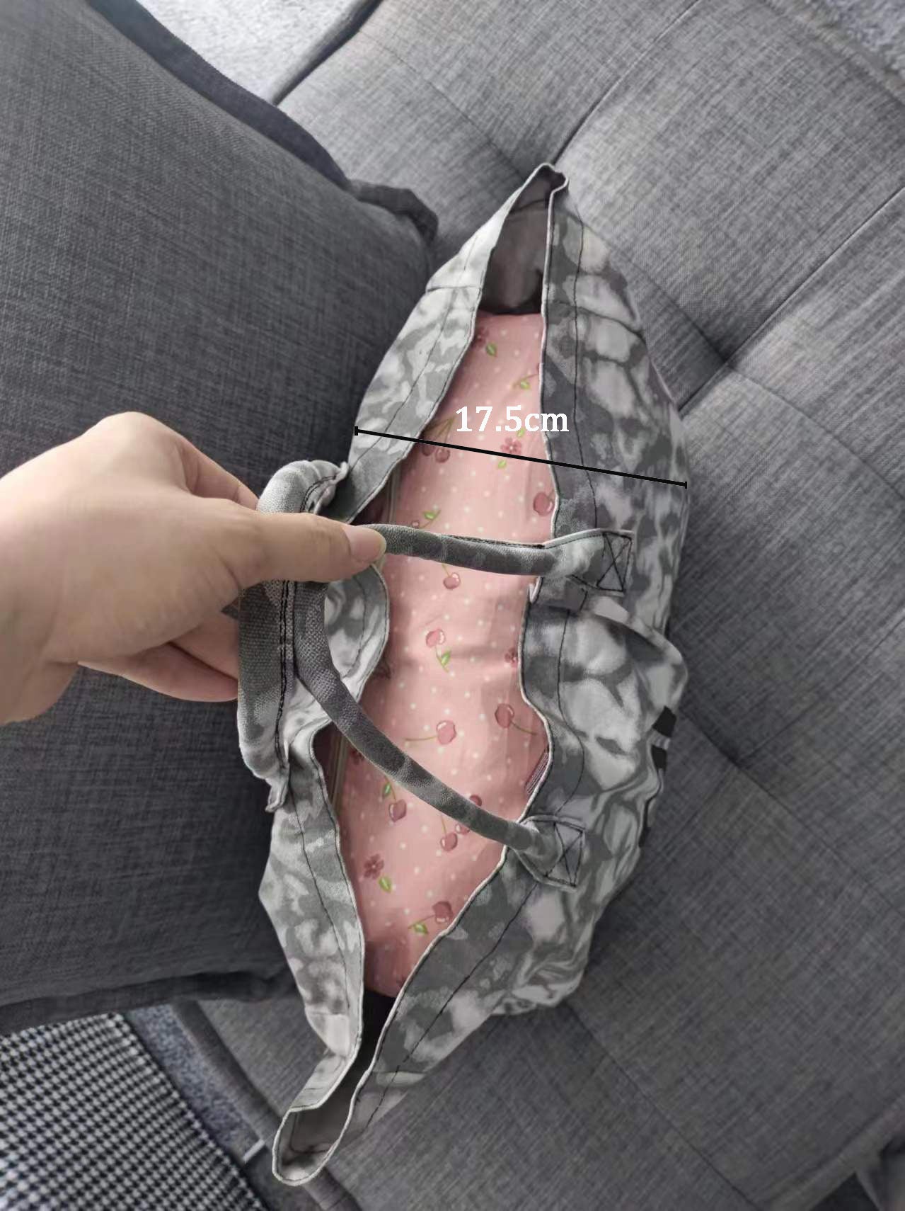 Borsa Yoga a tracolla in tela