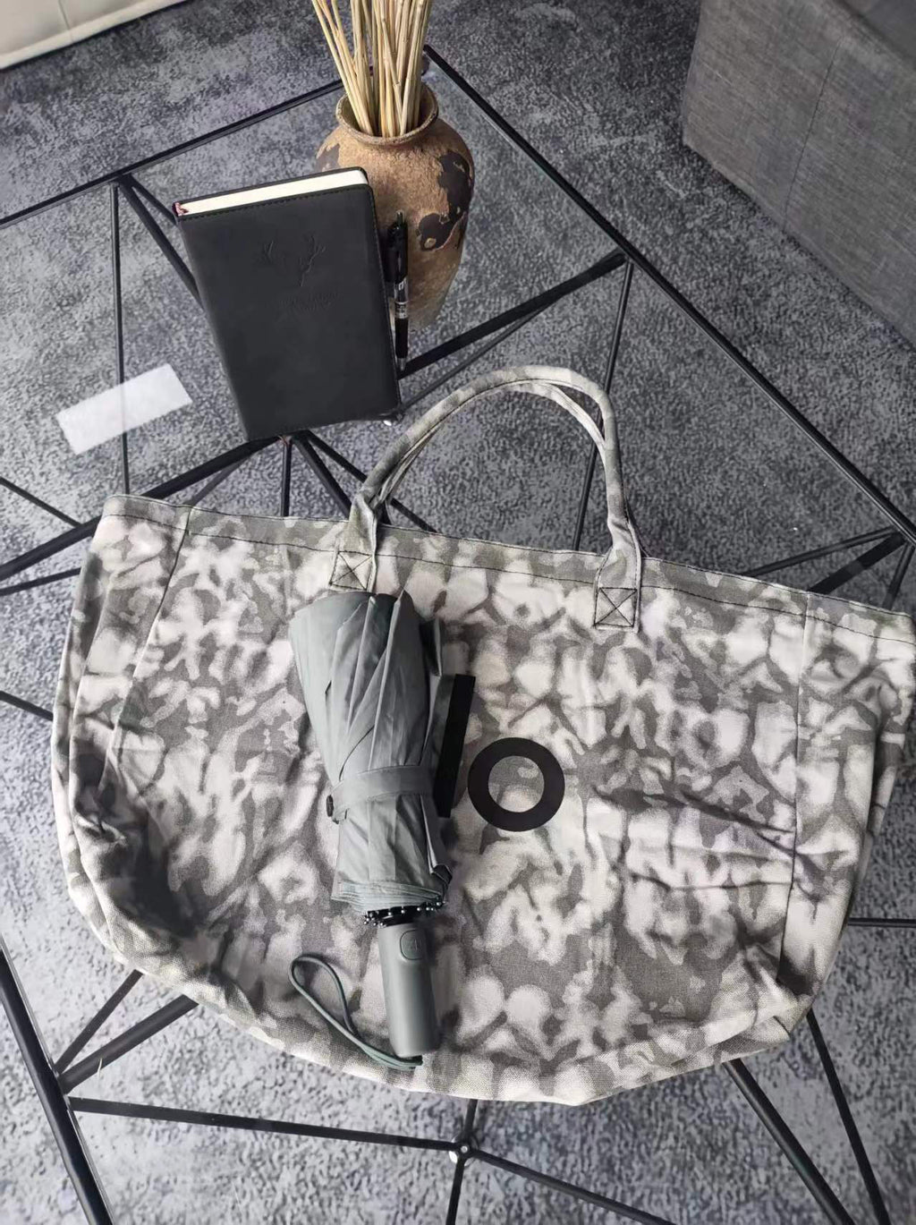 Borsa Yoga a tracolla in tela